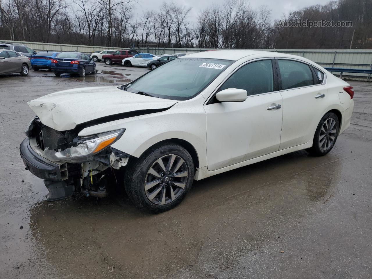 2017 Nissan Altima 2.5 White vin: 1N4AL3APXHC284892