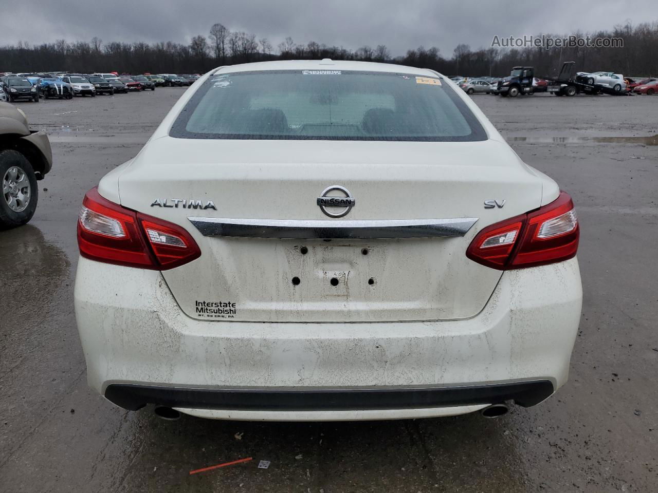 2017 Nissan Altima 2.5 White vin: 1N4AL3APXHC284892