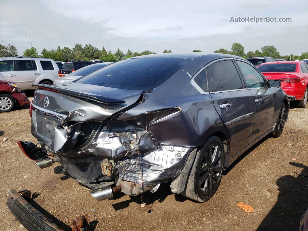 2017 Nissan Altima 2.5 Gray vin: 1N4AL3APXHC298470