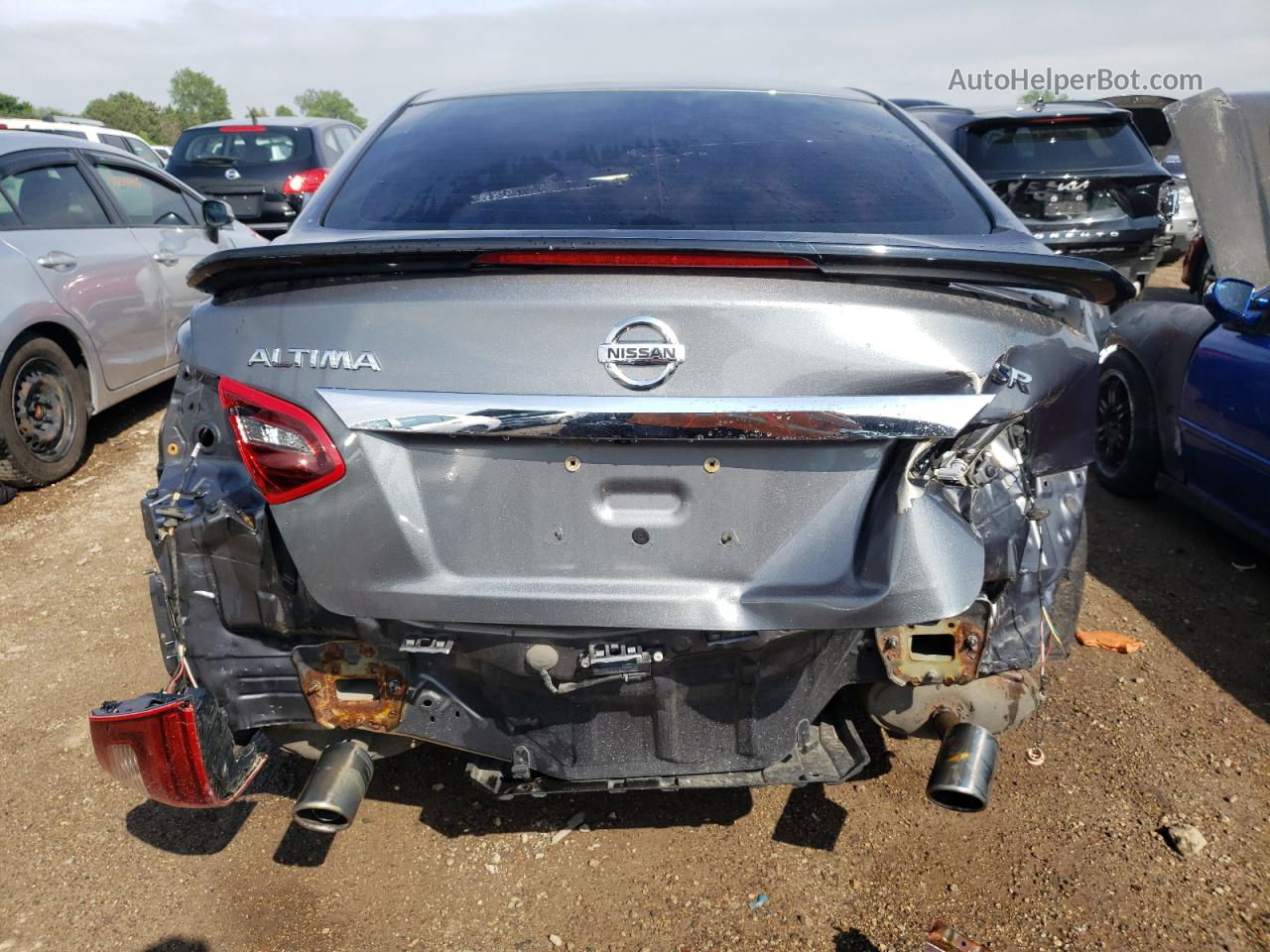 2017 Nissan Altima 2.5 Серый vin: 1N4AL3APXHC298470