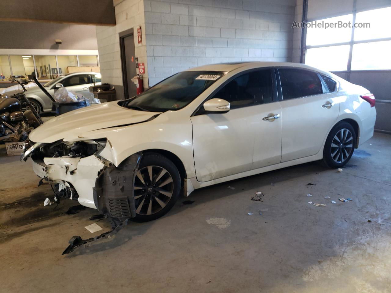 2017 Nissan Altima 2.5 White vin: 1N4AL3APXHC470884