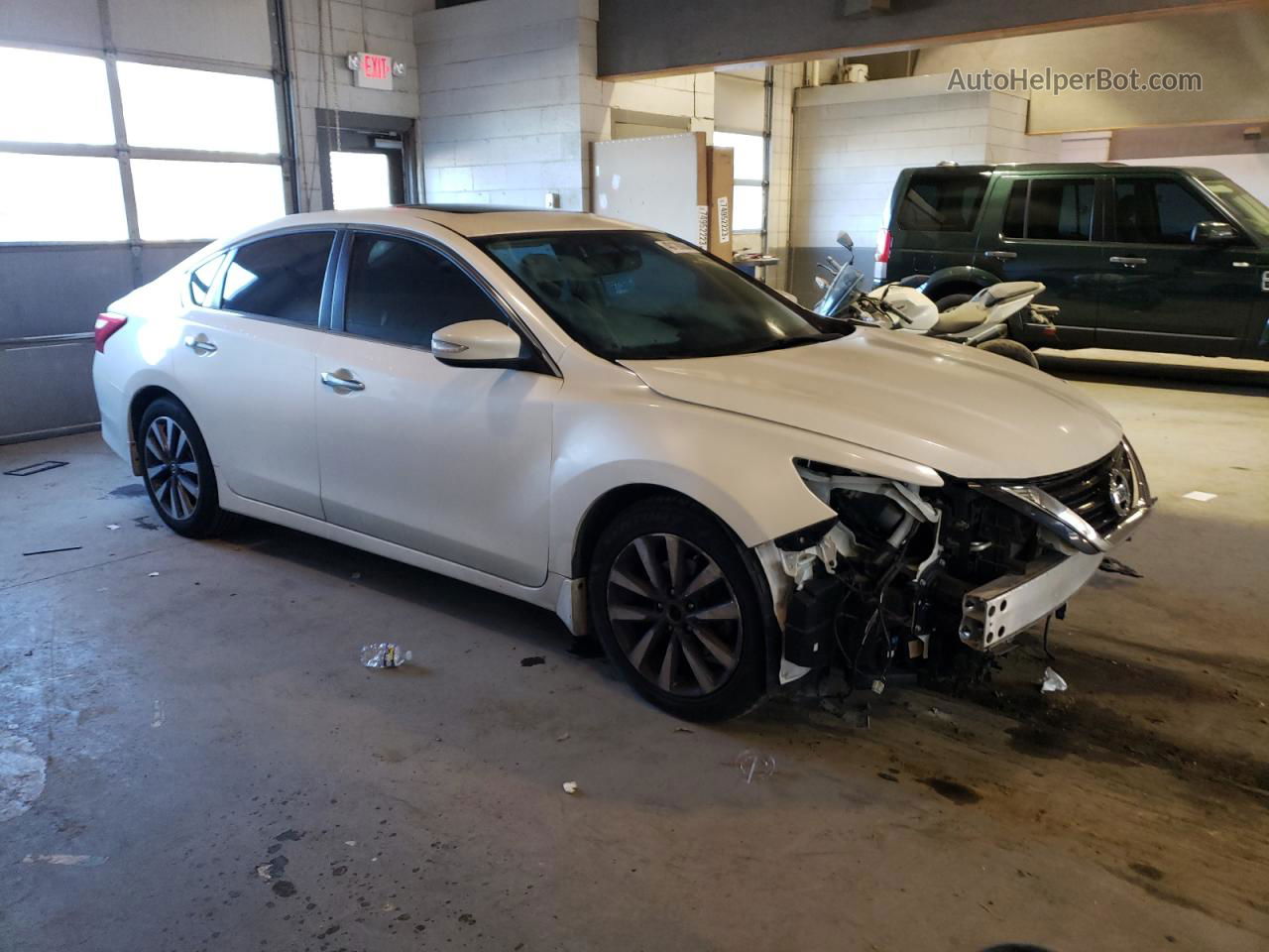 2017 Nissan Altima 2.5 White vin: 1N4AL3APXHC470884