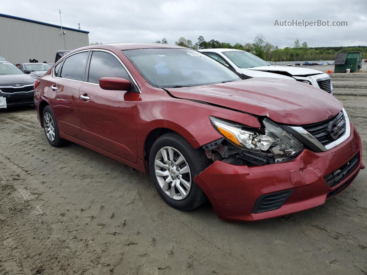 2017 Nissan Altima 2.5 Красный vin: 1N4AL3APXHN308869