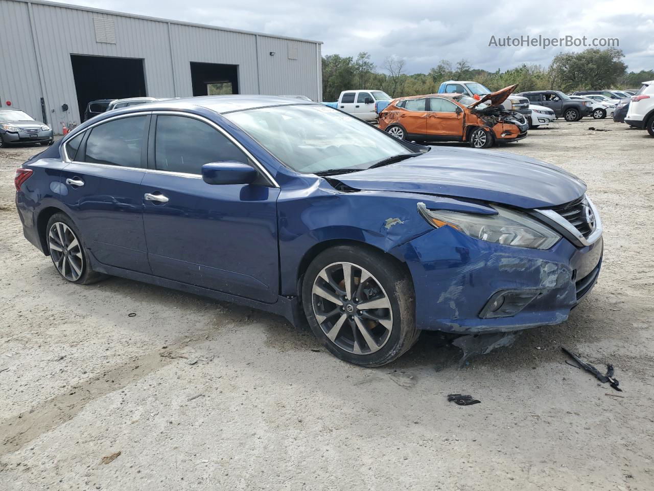 2017 Nissan Altima 2.5 Blue vin: 1N4AL3APXHN318558