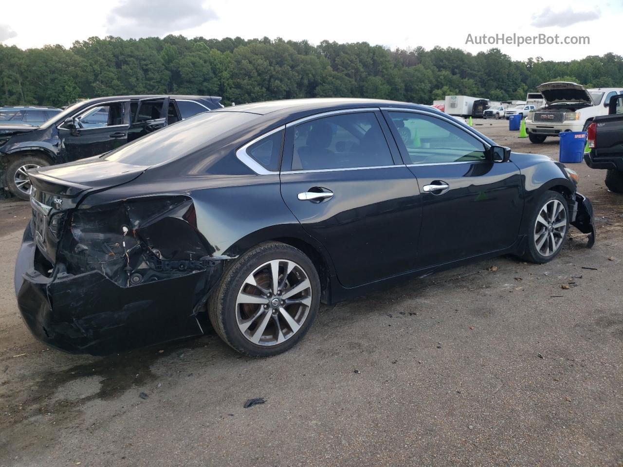 2017 Nissan Altima 2.5 Black vin: 1N4AL3APXHN326692