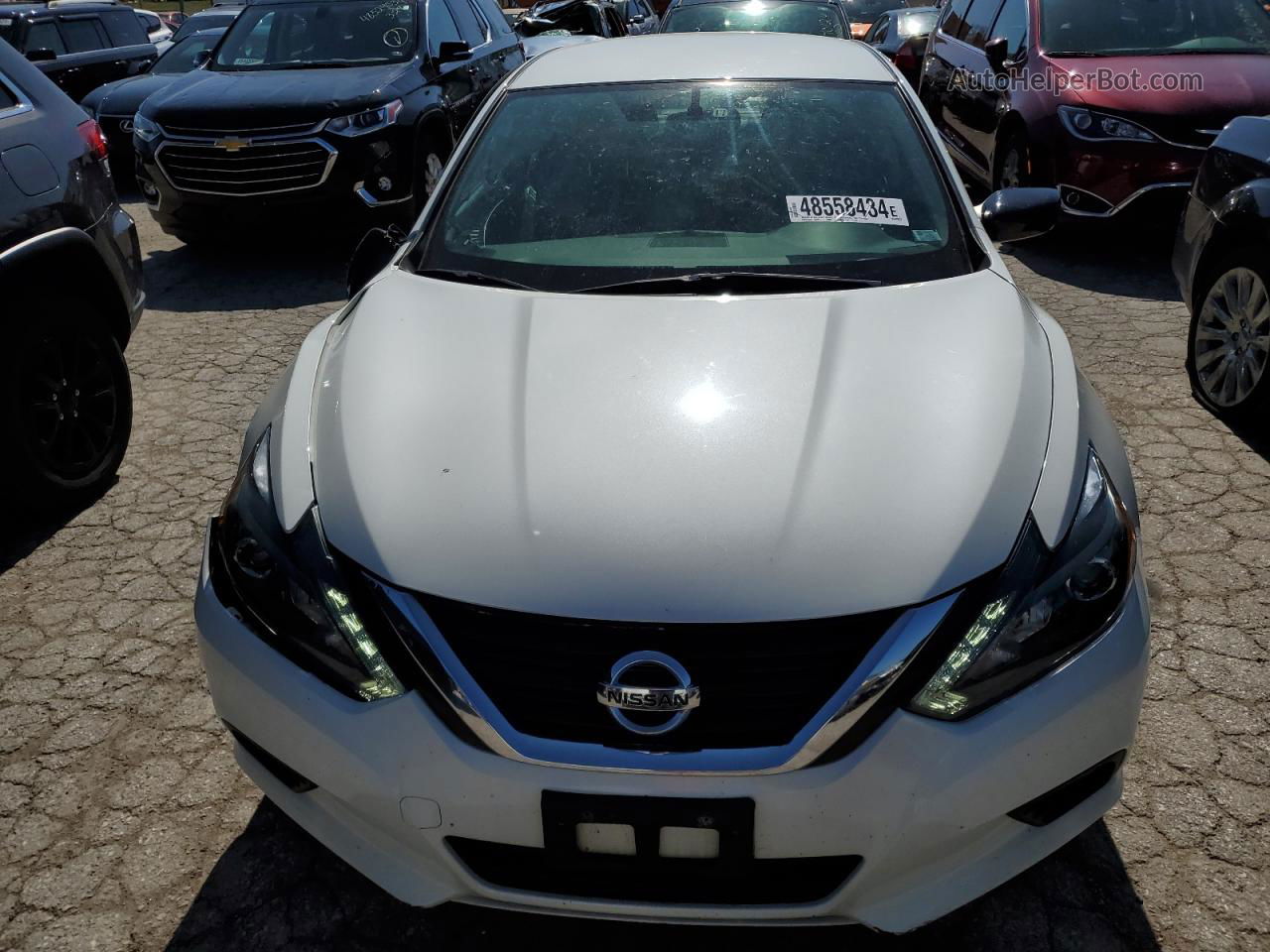 2017 Nissan Altima 2.5 White vin: 1N4AL3APXHN340401