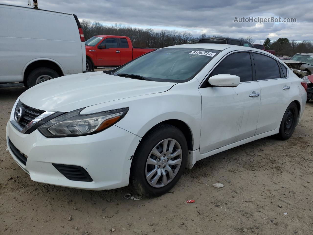 2017 Nissan Altima 2.5 White vin: 1N4AL3APXHN346392