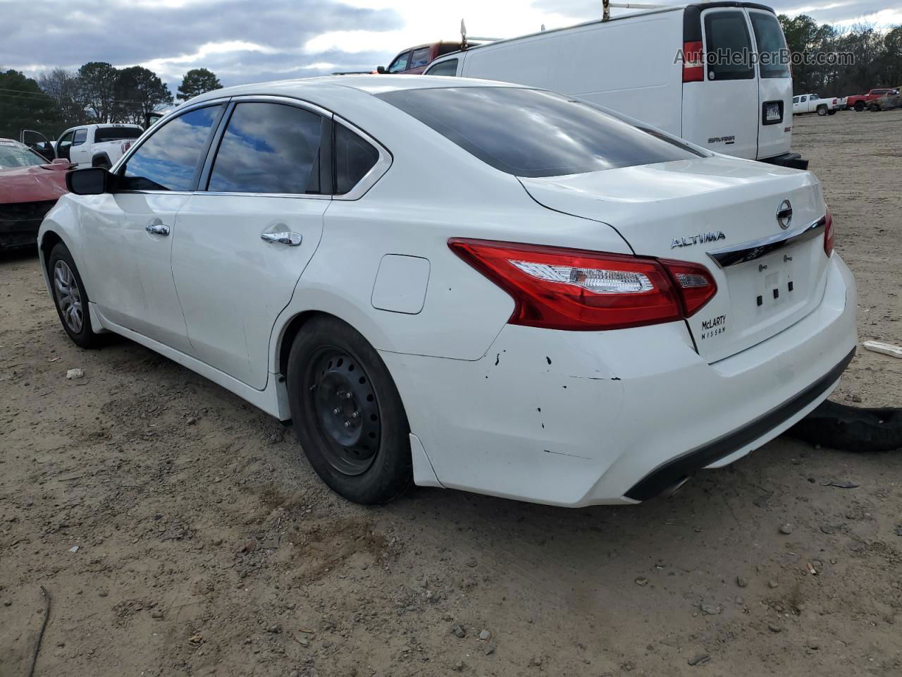 2017 Nissan Altima 2.5 White vin: 1N4AL3APXHN346392