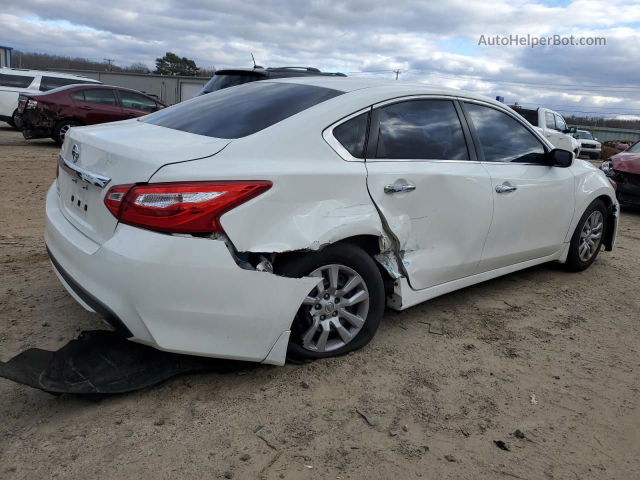 2017 Nissan Altima 2.5 White vin: 1N4AL3APXHN346392