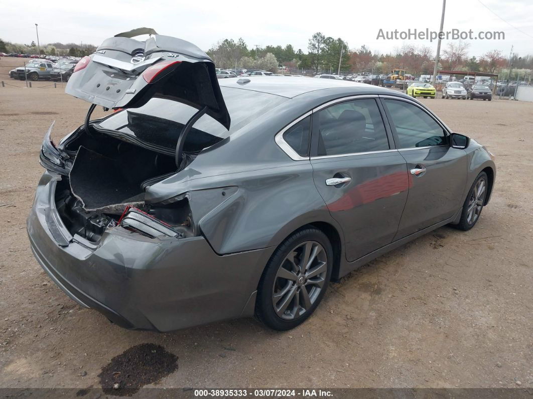 2018 Nissan Altima 2.5 Sr Gray vin: 1N4AL3APXJC136974