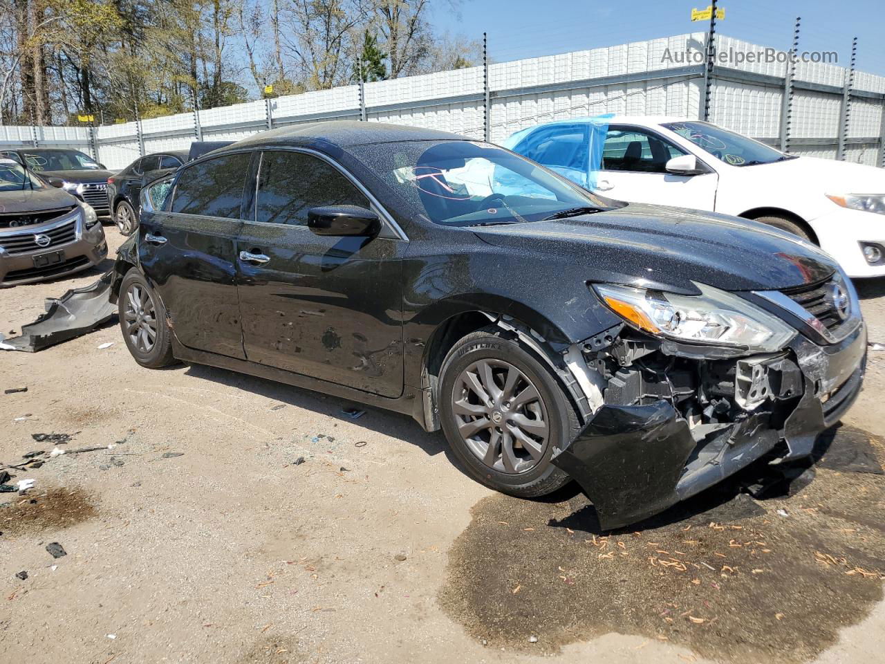 2018 Nissan Altima 2.5 Black vin: 1N4AL3APXJC150762