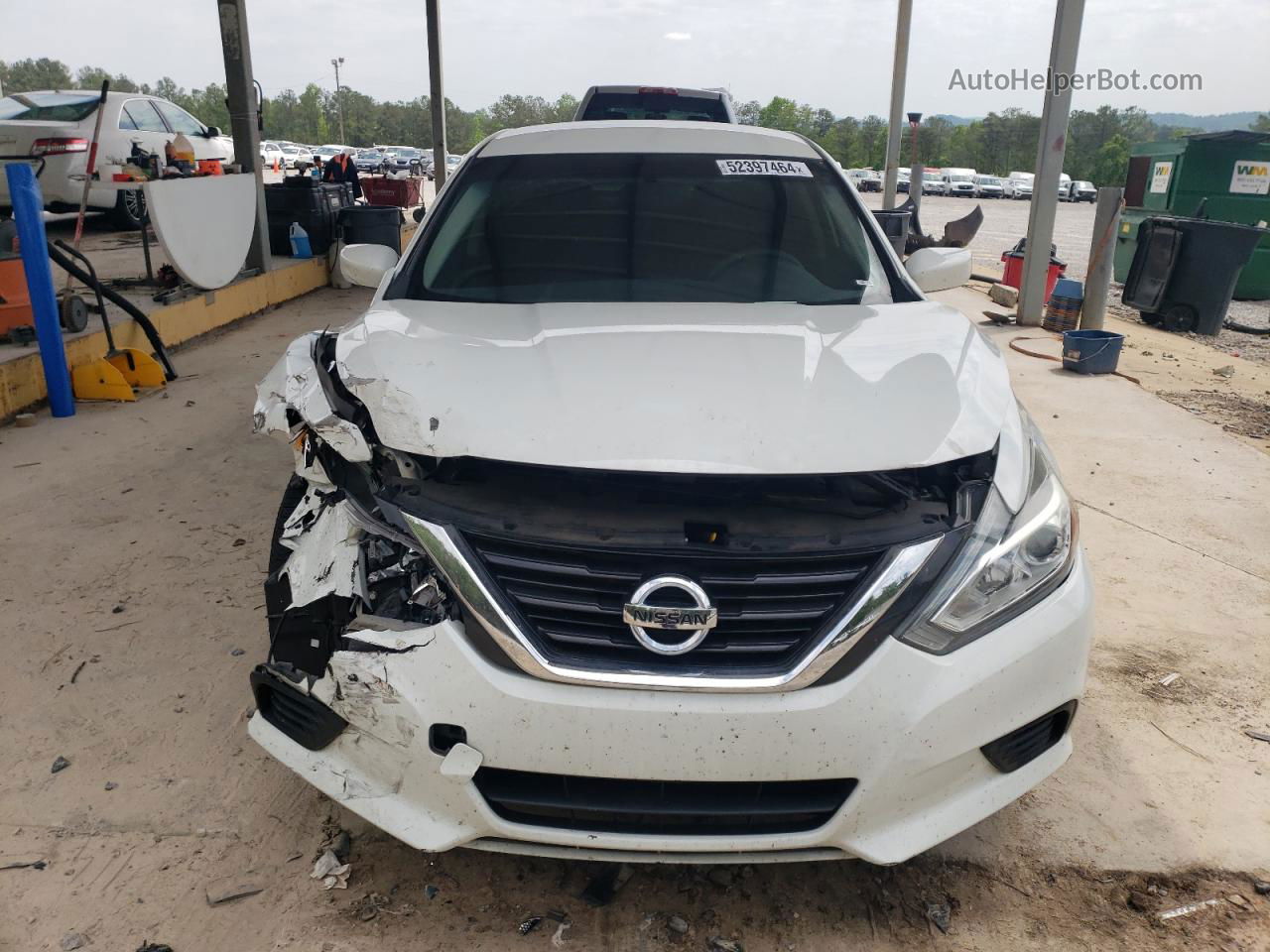 2018 Nissan Altima 2.5 White vin: 1N4AL3APXJC220695