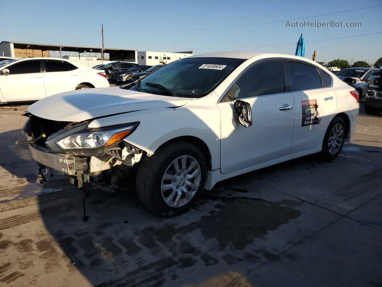 2018 Nissan Altima 2.5 White vin: 1N4AL3APXJC230174