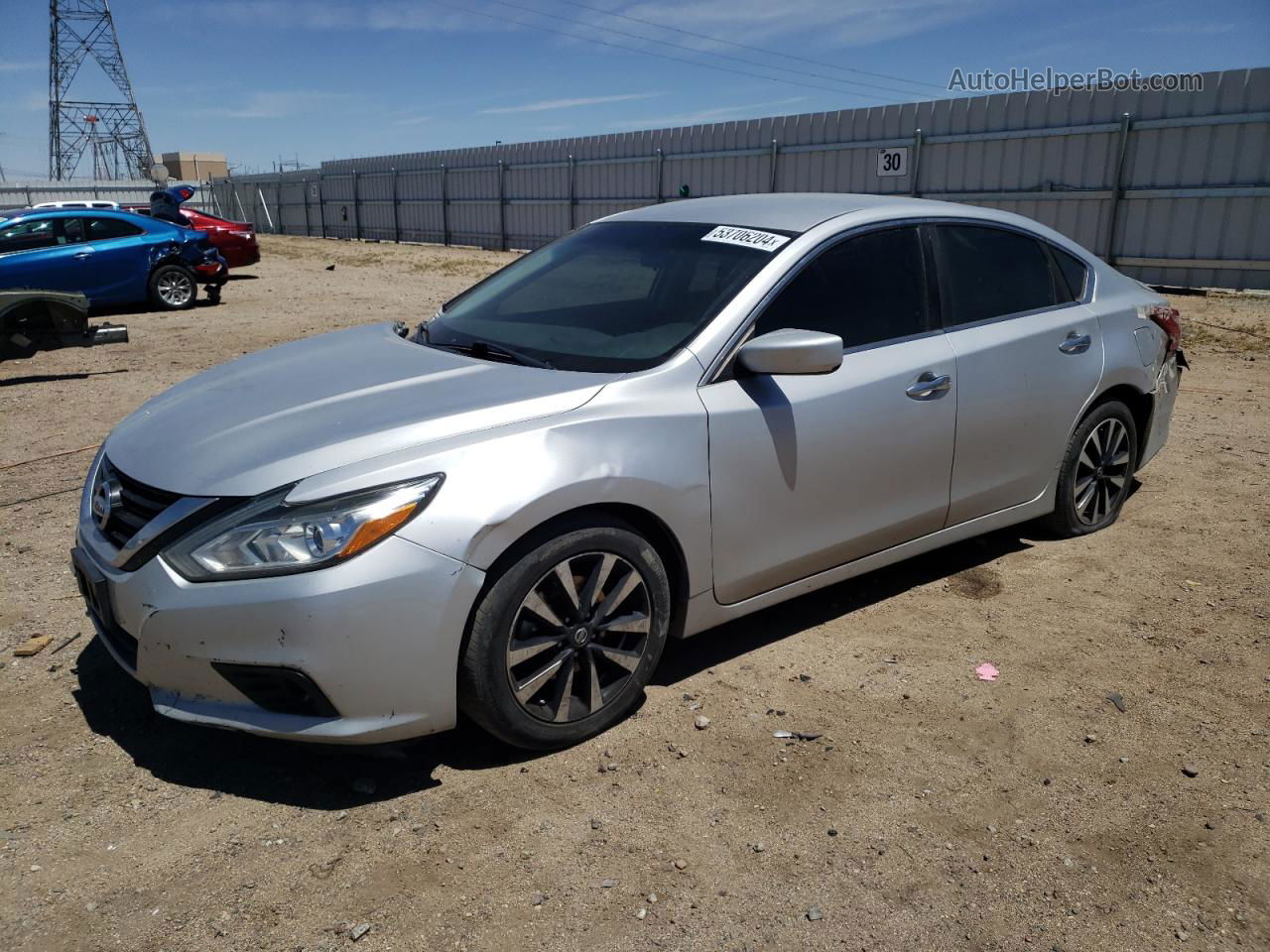 2018 Nissan Altima 2.5 Silver vin: 1N4AL3APXJC235469