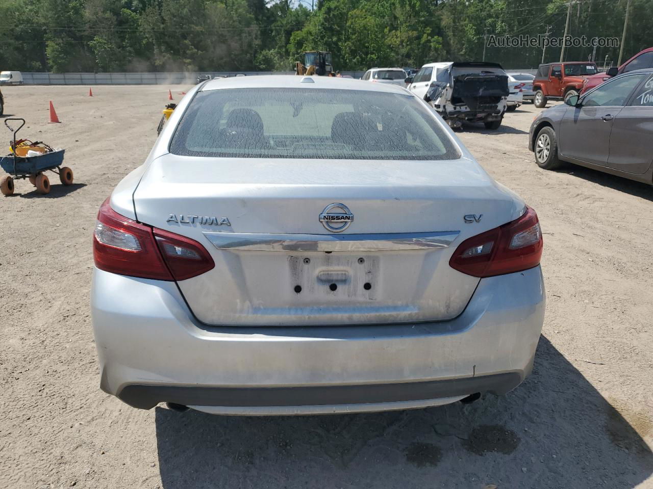 2018 Nissan Altima 2.5 Silver vin: 1N4AL3APXJC251140