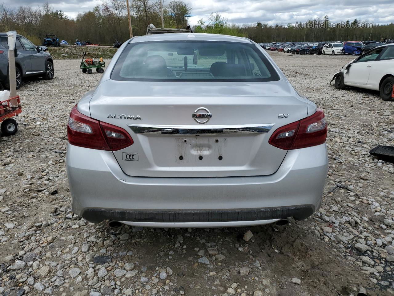 2018 Nissan Altima 2.5 Silver vin: 1N4AL3APXJC266589