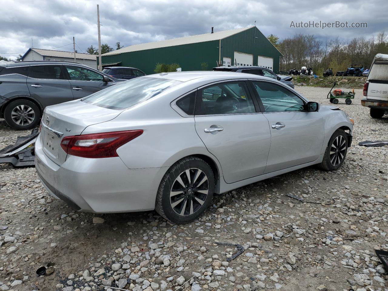 2018 Nissan Altima 2.5 Silver vin: 1N4AL3APXJC266589