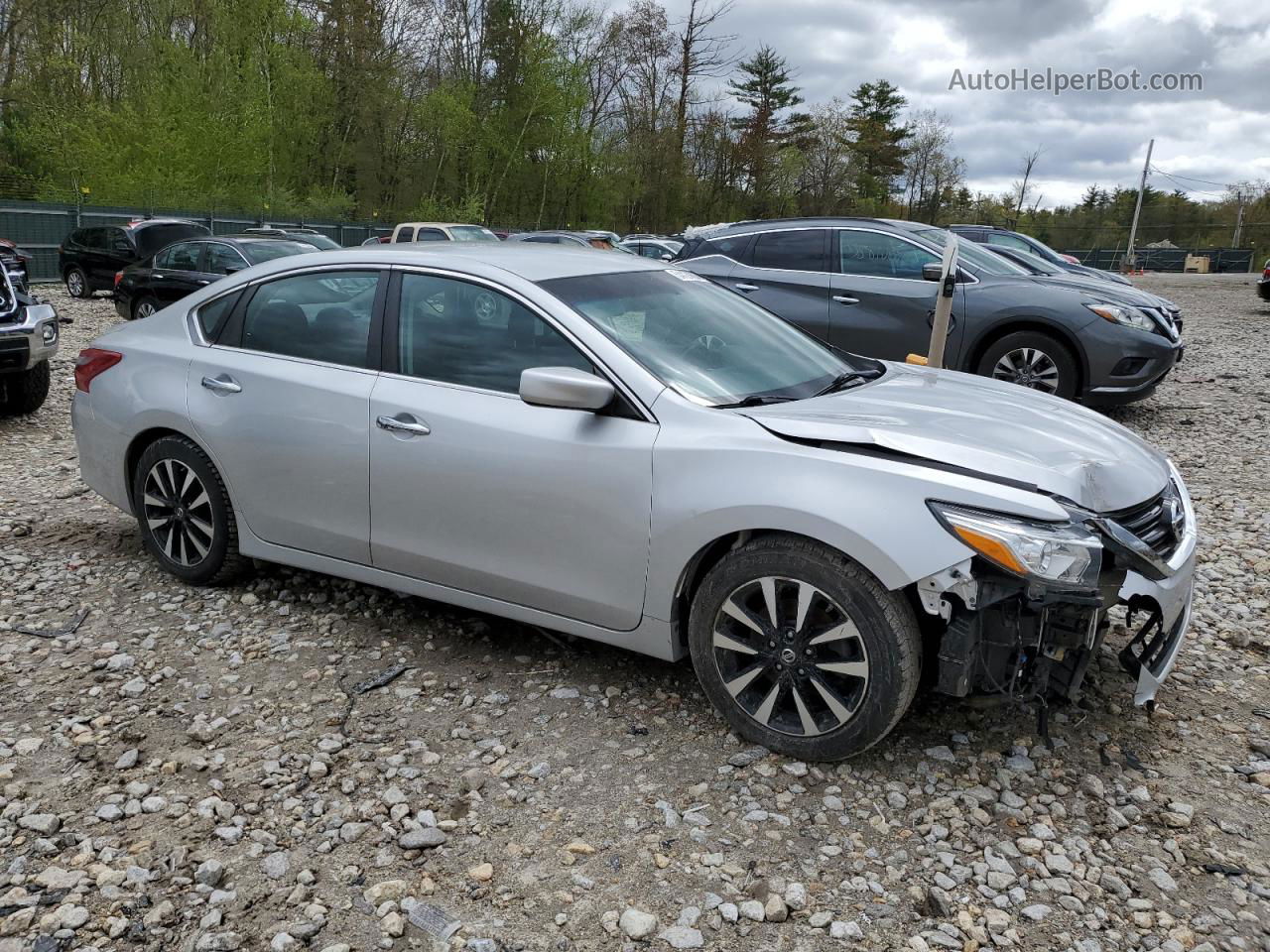 2018 Nissan Altima 2.5 Silver vin: 1N4AL3APXJC266589