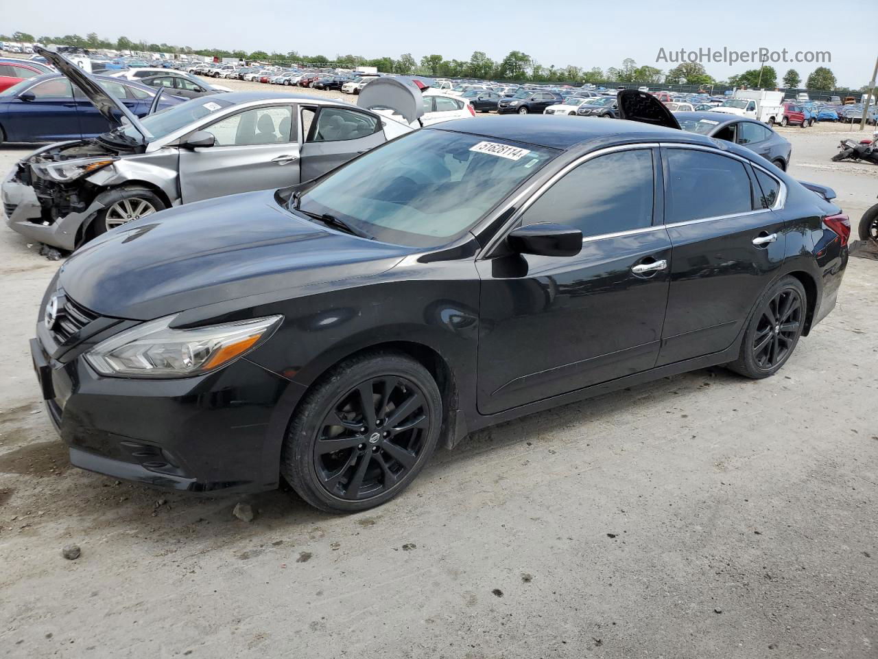 2018 Nissan Altima 2.5 Black vin: 1N4AL3APXJC287376