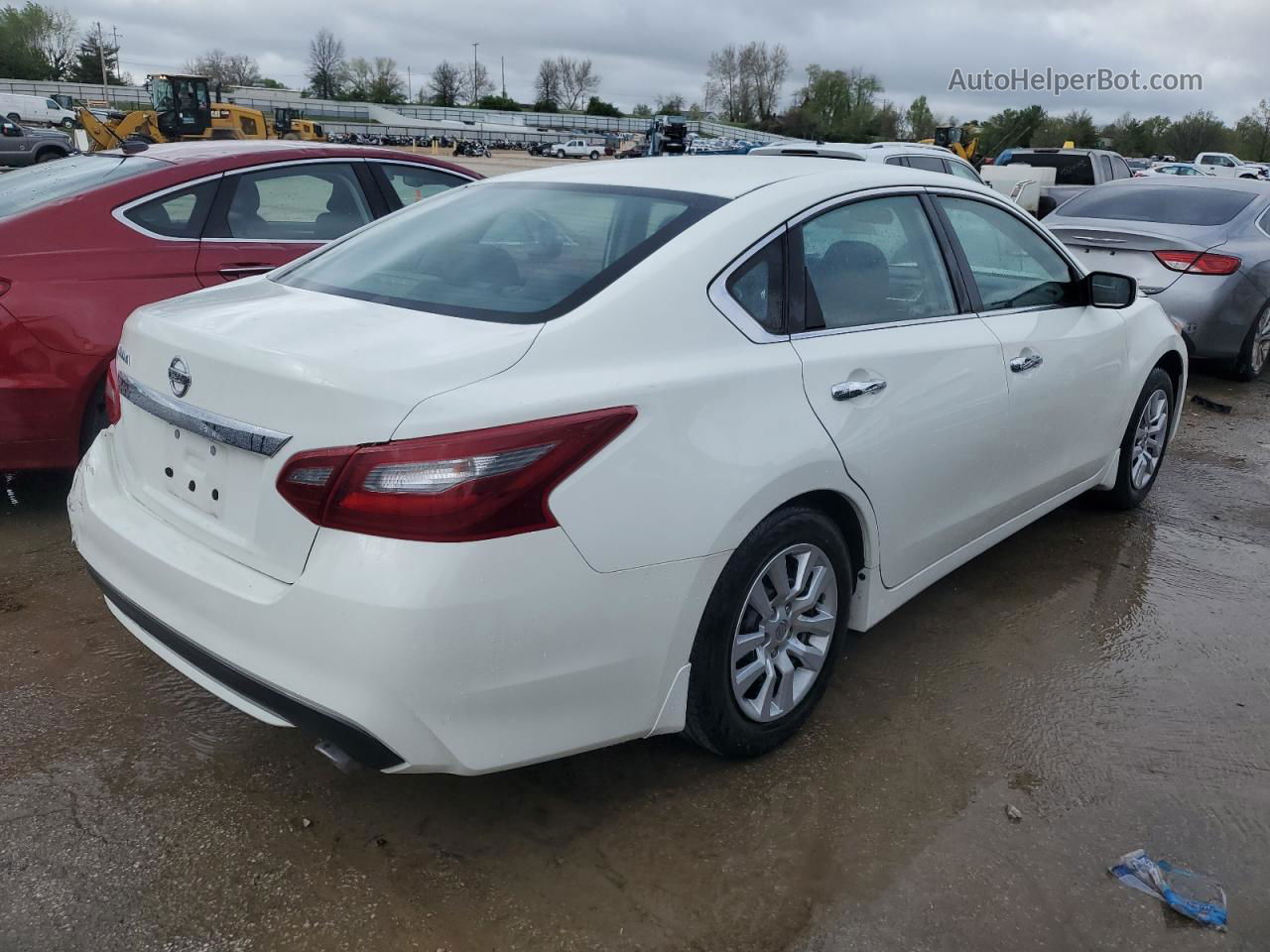 2018 Nissan Altima 2.5 White vin: 1N4AL3APXJC299818