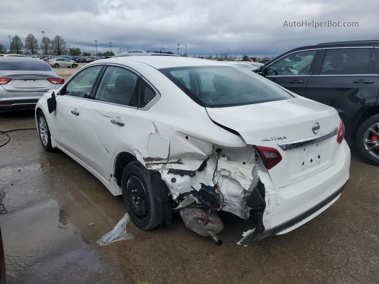 2018 Nissan Altima 2.5 White vin: 1N4AL3APXJC299818