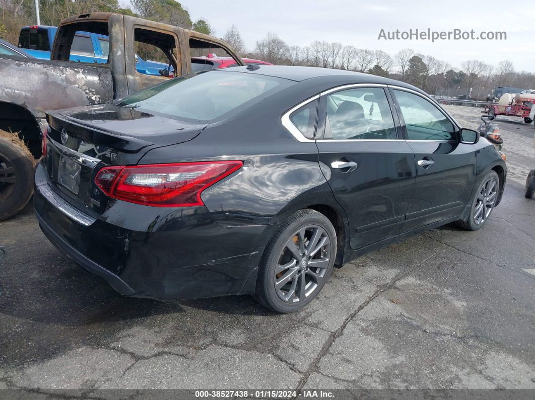 2018 Nissan Altima 2.5 Sr Black vin: 1N4AL3APXJC471054