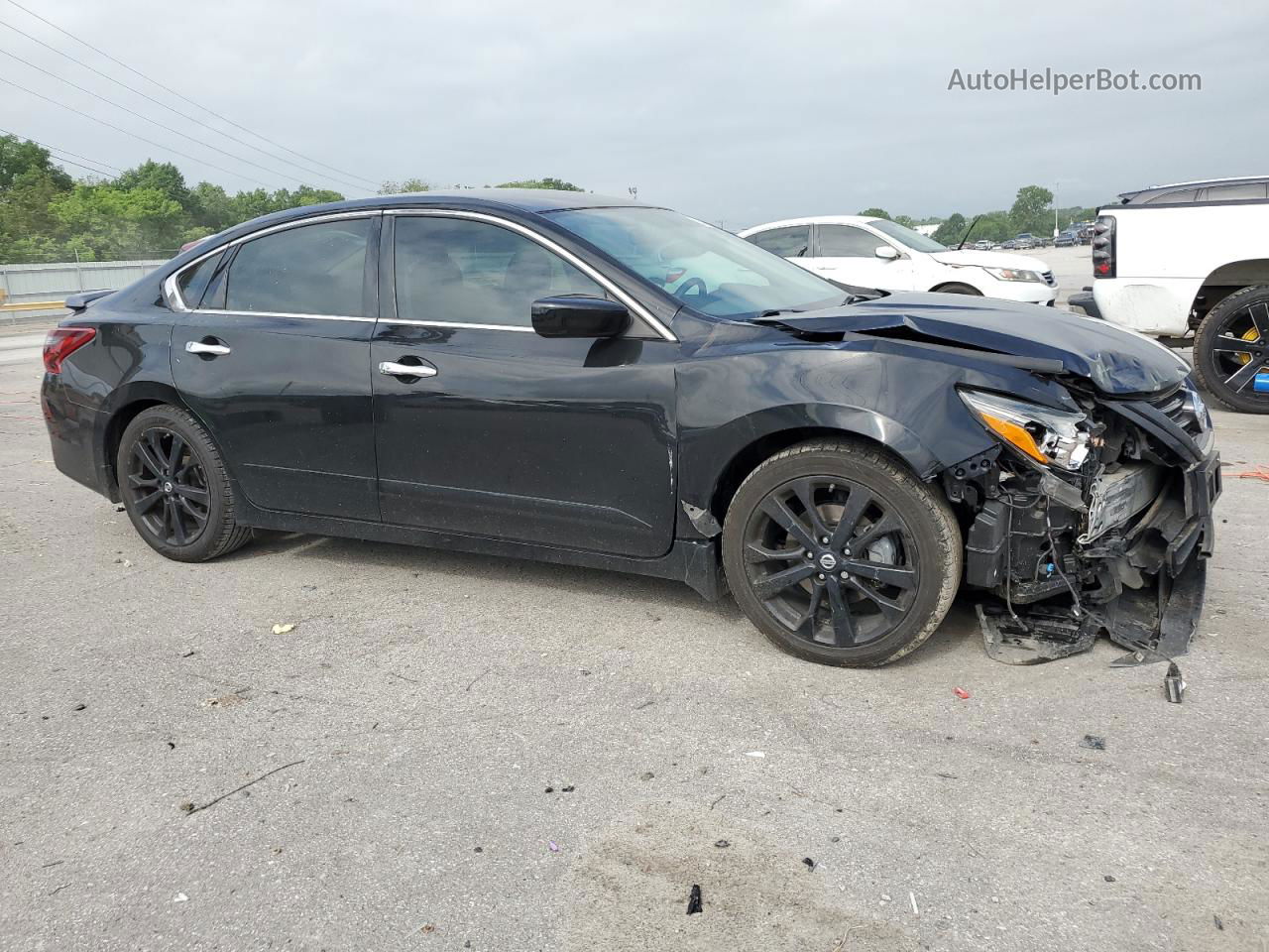 2018 Nissan Altima 2.5 Black vin: 1N4AL3APXJC474021