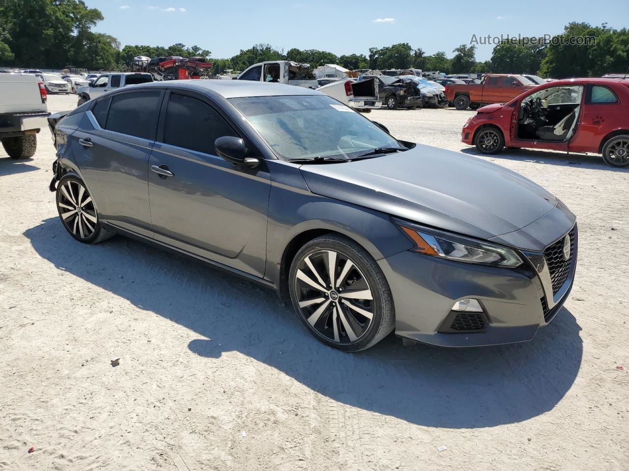 2021 Nissan Altima Sr Gray vin: 1N4AL4CV5MN371731