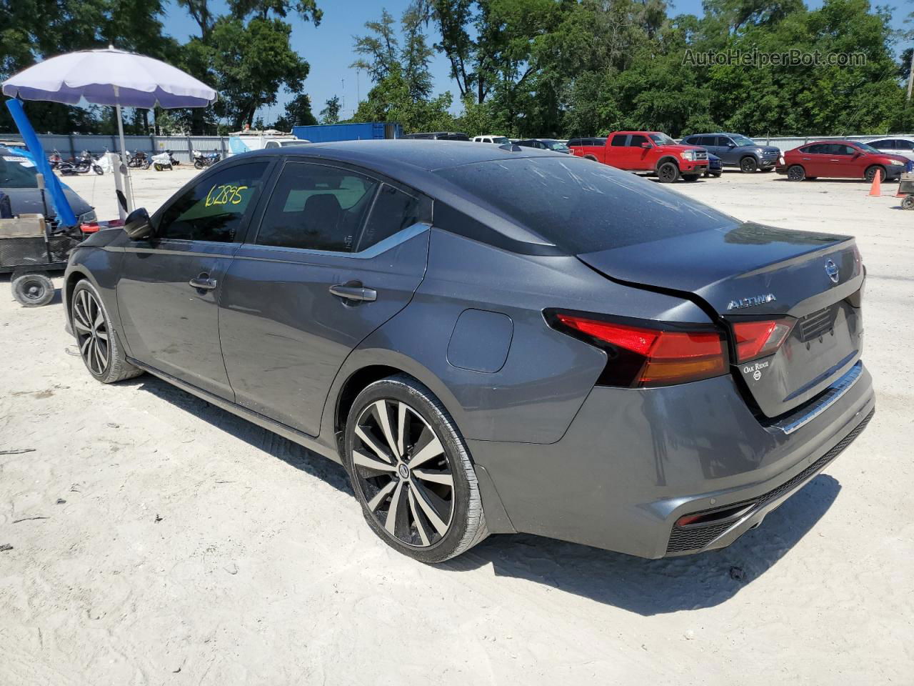 2021 Nissan Altima Sr Gray vin: 1N4AL4CV5MN371731