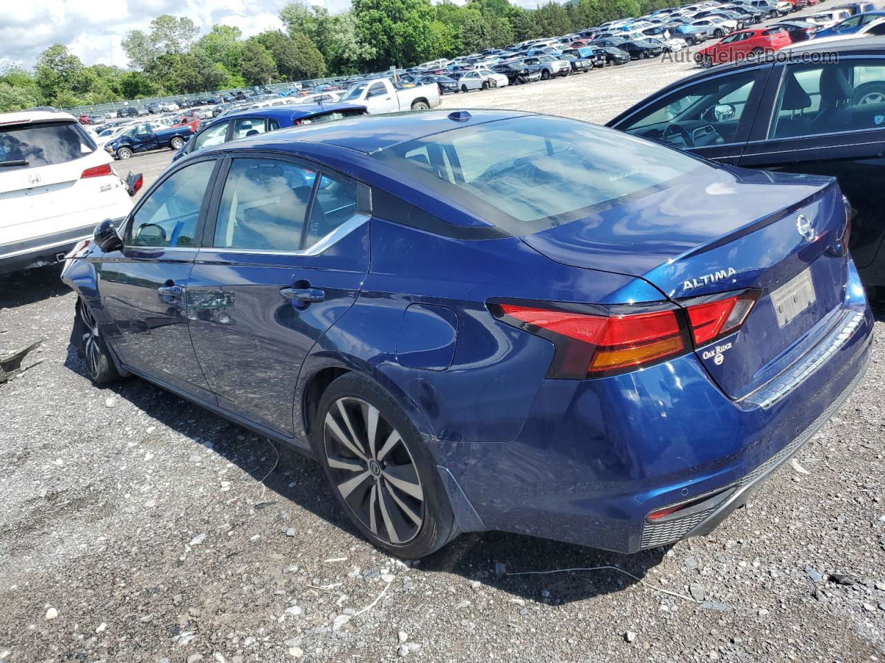 2020 Nissan Altima Sr Blue vin: 1N4AL4CV7LN311948