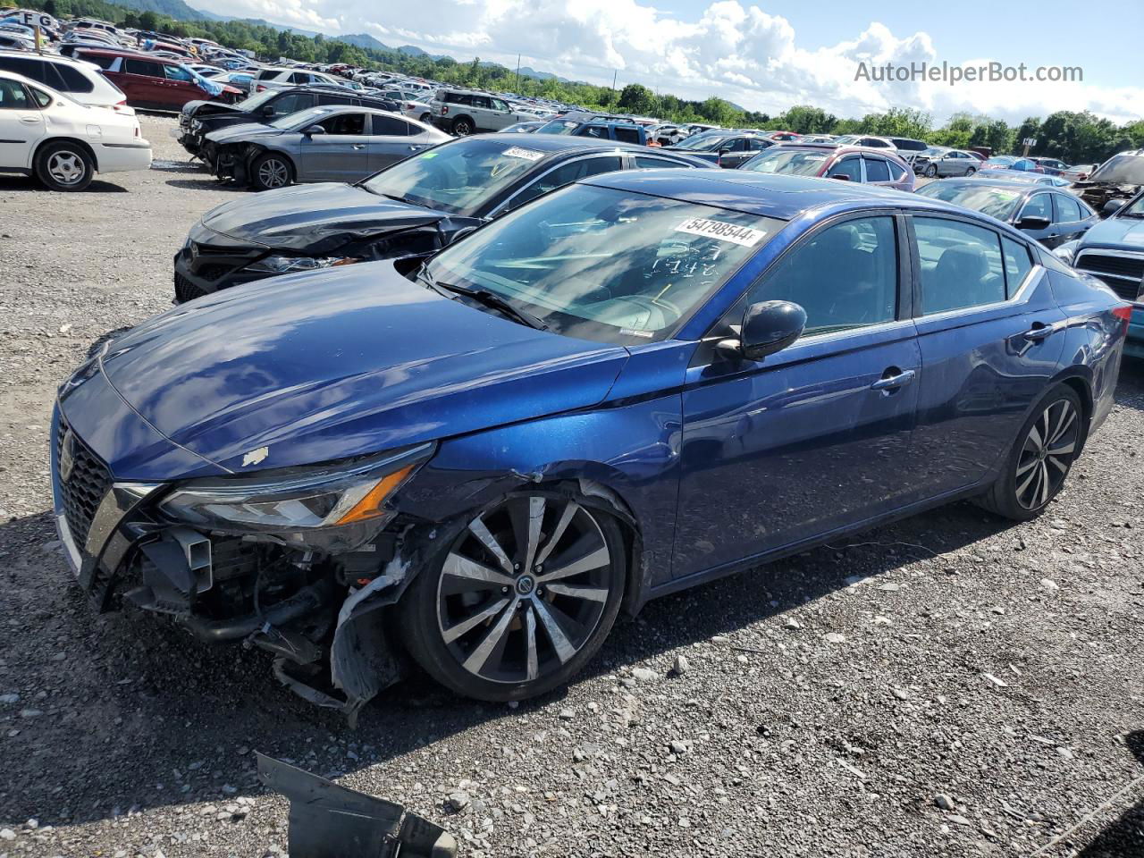 2020 Nissan Altima Sr Blue vin: 1N4AL4CV7LN311948