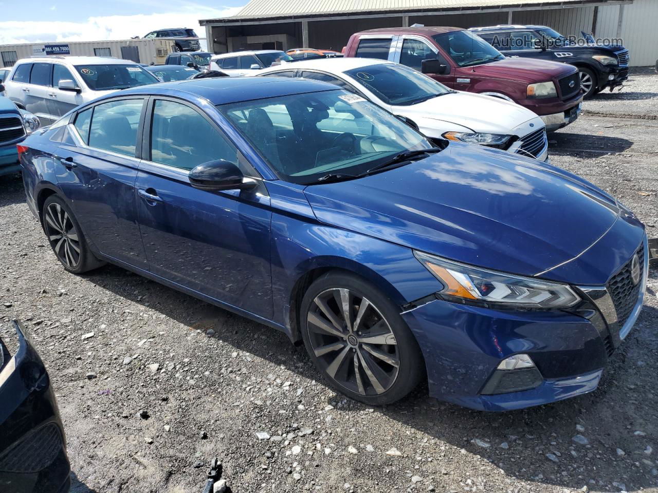 2020 Nissan Altima Sr Blue vin: 1N4AL4CV7LN311948