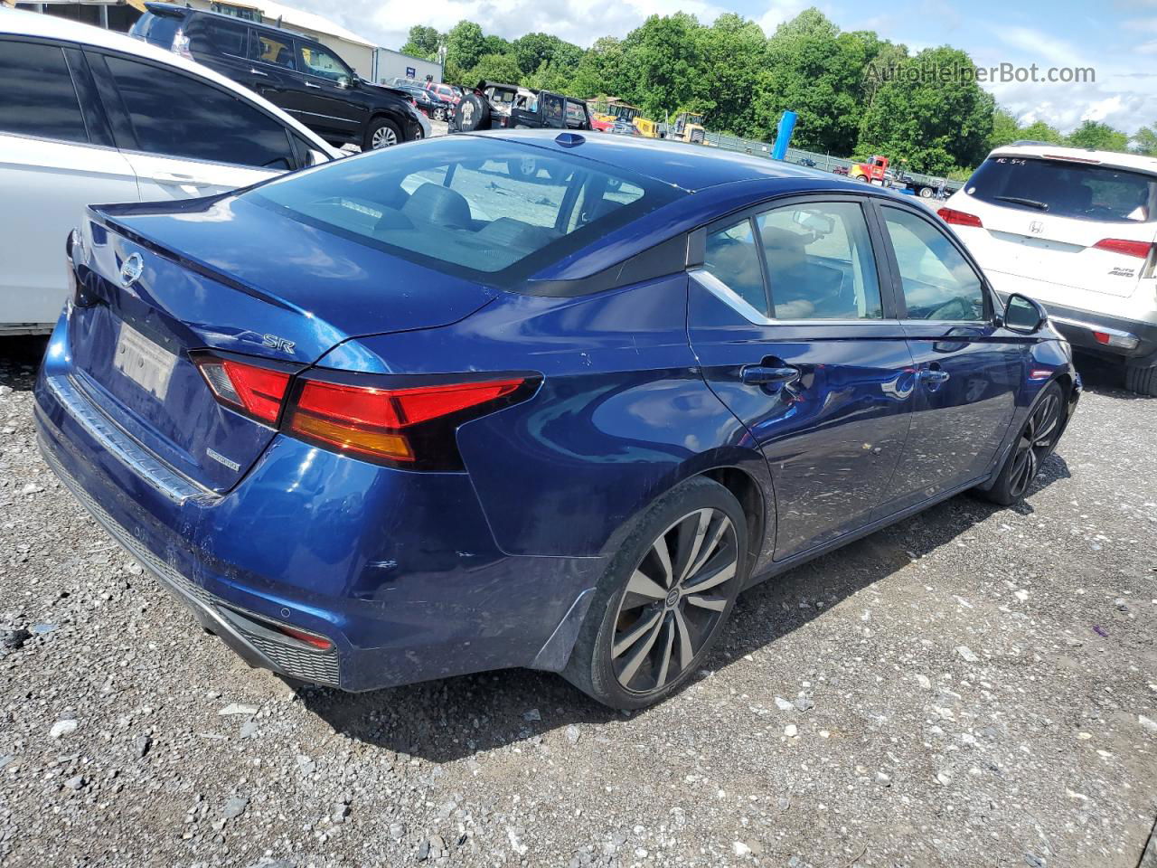 2020 Nissan Altima Sr Blue vin: 1N4AL4CV7LN311948