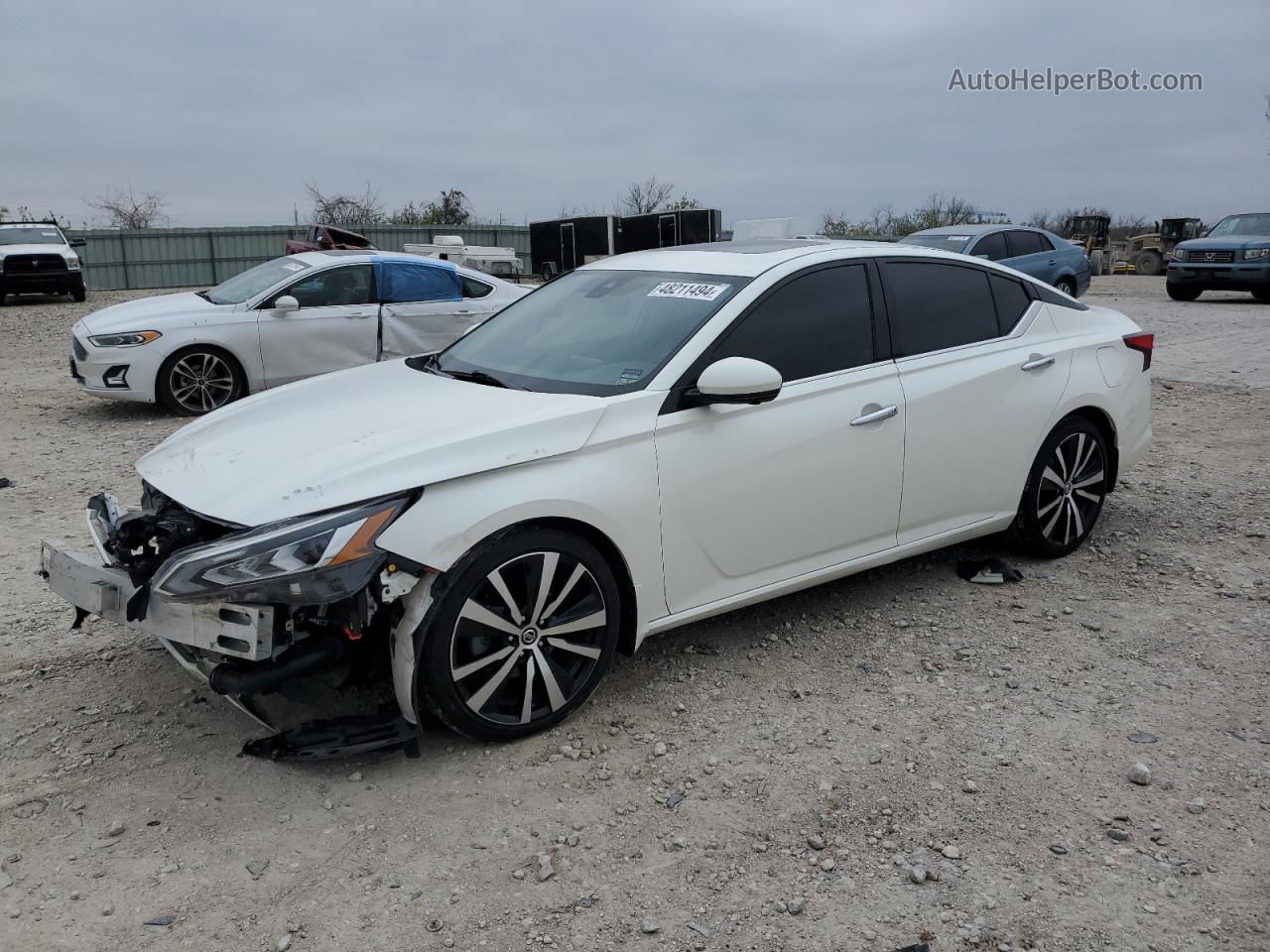 2020 Nissan Altima Platinum White vin: 1N4AL4FV6LC153349