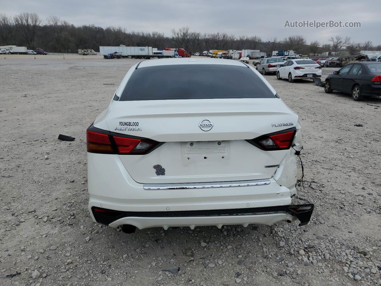 2020 Nissan Altima Platinum White vin: 1N4AL4FV6LC153349