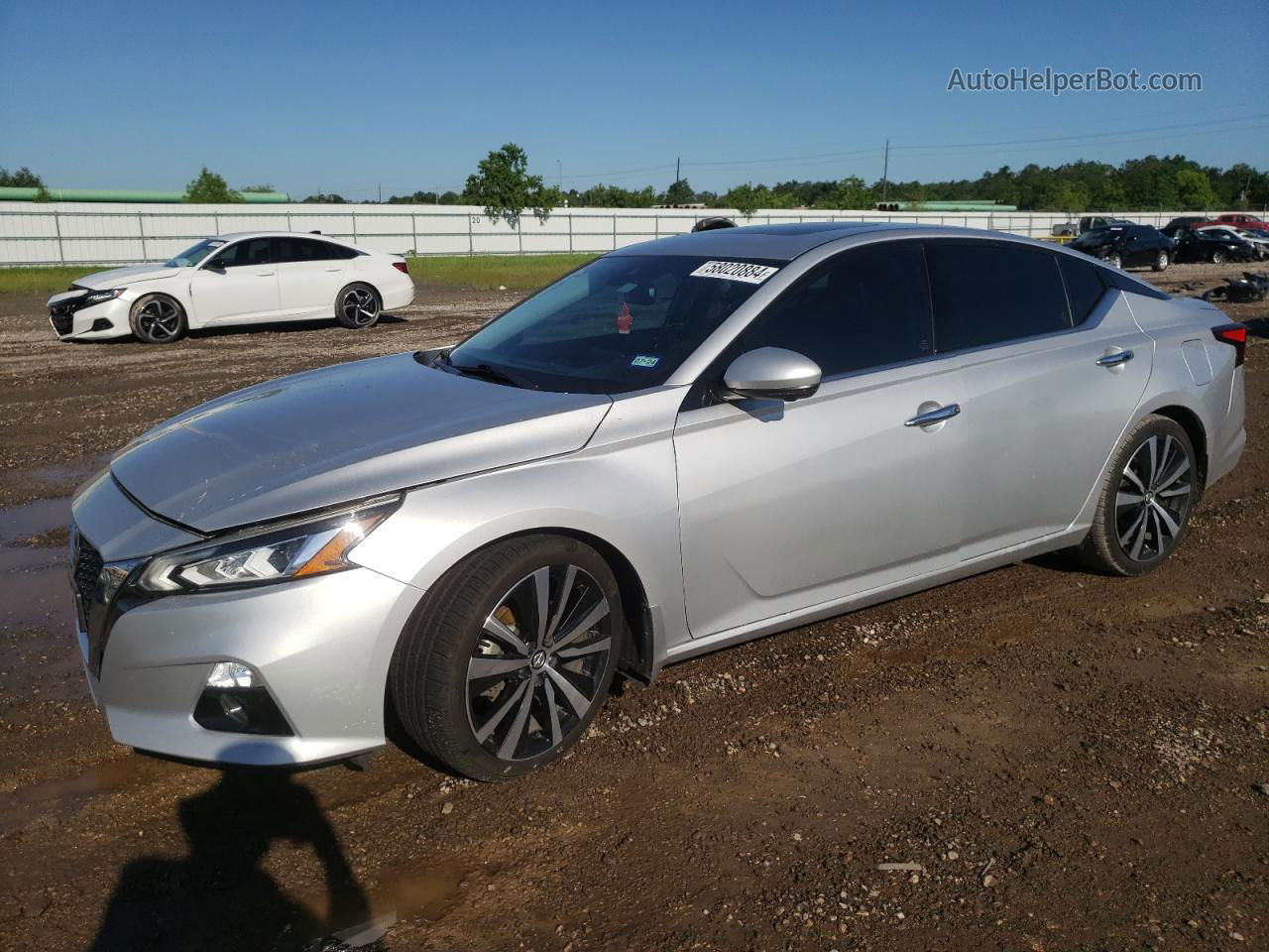 2020 Nissan Altima Platinum Серебряный vin: 1N4AL4FV7LC156566