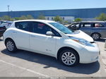 2015 Nissan Leaf S White vin: 1N4AZ0CP0FC301688