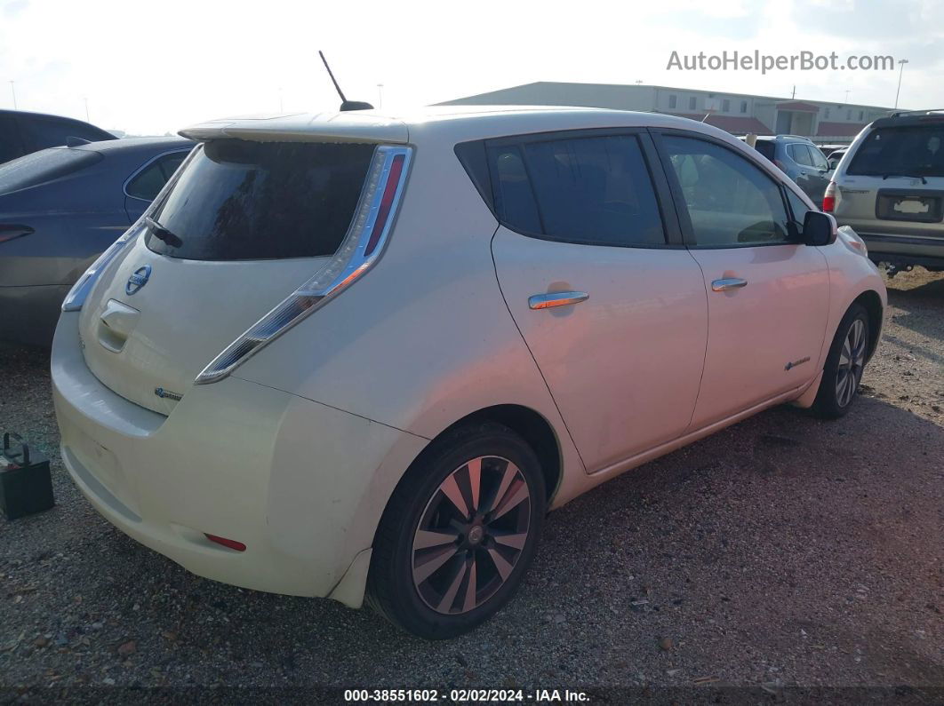 2015 Nissan Leaf Sl Белый vin: 1N4AZ0CP0FC302016