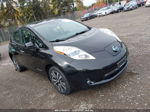 2015 Nissan Leaf Sl Black vin: 1N4AZ0CP0FC306230