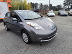 2015 Nissan Leaf S Silver vin: 1N4AZ0CP0FC317776