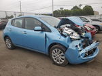 2015 Nissan Leaf S Blue vin: 1N4AZ0CP0FC327000