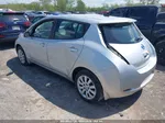 2015 Nissan Leaf S Silver vin: 1N4AZ0CP0FC333170