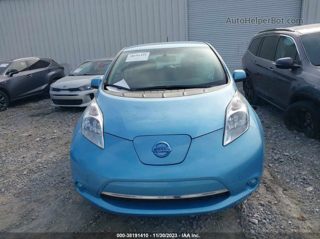 2015 Nissan Leaf S/sv/sl Синий vin: 1N4AZ0CP0FC333766