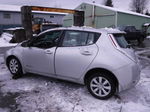 2015 Nissan Leaf S Серебряный vin: 1N4AZ0CP1FC301182