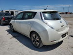 2015 Nissan Leaf S White vin: 1N4AZ0CP1FC304616