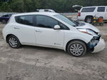 2015 Nissan Leaf S White vin: 1N4AZ0CP1FC308830