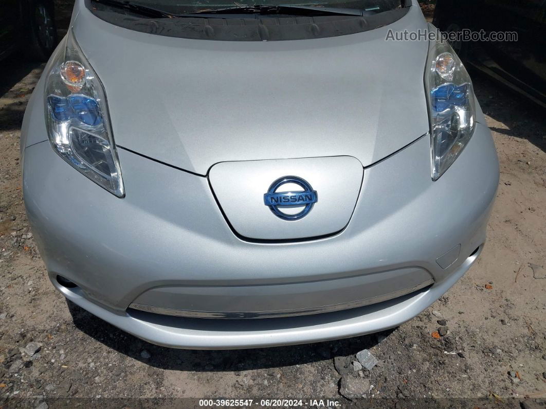 2015 Nissan Leaf Sv Серебряный vin: 1N4AZ0CP1FC314594