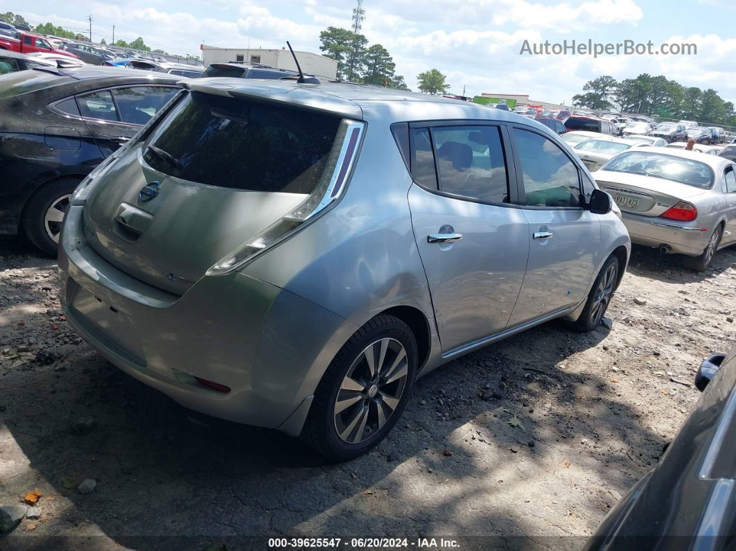 2015 Nissan Leaf Sv Серебряный vin: 1N4AZ0CP1FC314594