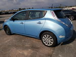 2015 Nissan Leaf S Синий vin: 1N4AZ0CP1FC320508