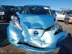 2015 Nissan Leaf S Light Blue vin: 1N4AZ0CP1FC320797